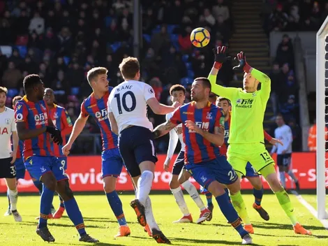 Kane no tenía ángulo, pero la metió de cabeza en la última y le dio el triunfo al Tottenham