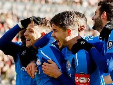 Santiago Arias puso la cabeza para que PSV se acerque un poco más al título en Holanda