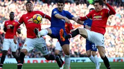 En Madrid lo hacía: Morata reventó el travesaño debajo del arco