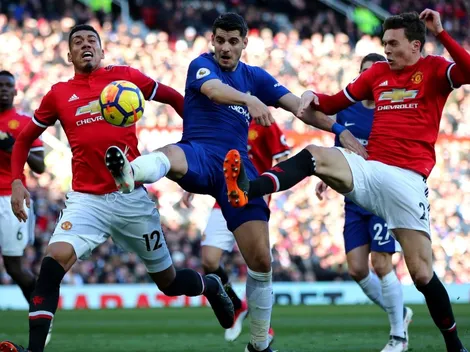 En Madrid lo hacía: Morata reventó el travesaño debajo del arco