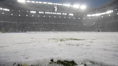 Juventus vs Atalanta suspendido por una tormenta de nieve