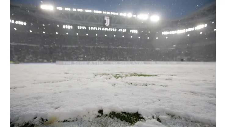Juventus vs Atalanta suspendido por una tormenta de nieve