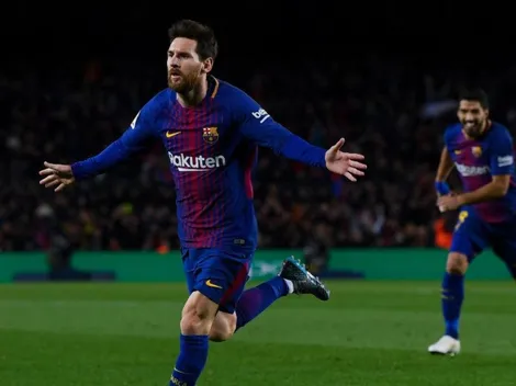 Messi estaba solo, juntó a cuatro defensores y fusiló al arquero