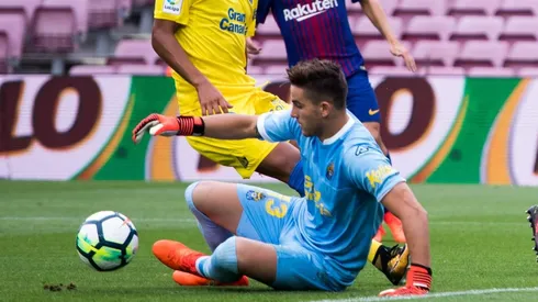 Chichizola en el duelo ante Barcelona