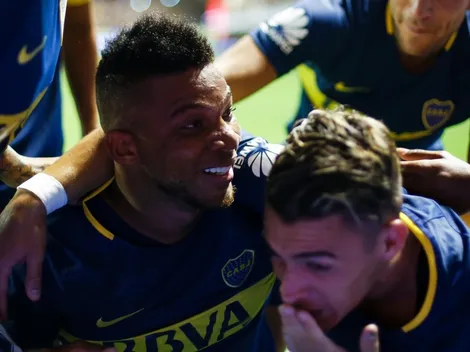 No paran un segundo: Barrios filmó a Fabra bailando en el vestuario de Boca