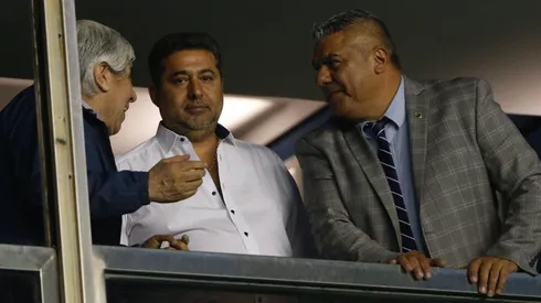 El Chiqui Tapia junto a su amigo Angelici