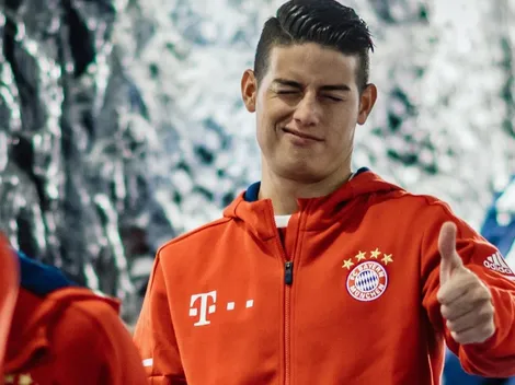 Sonrisa de madridista: James Rodríguez se sacó una foto con Pepe