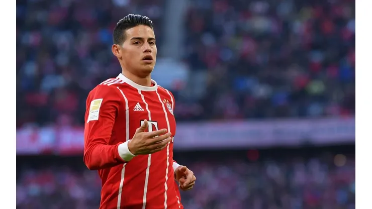 James Rodríguez, volante del Bayern Munich.