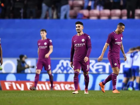 ¡Dio el golpe! Wigan sacó a Manchester City de la Copa FA