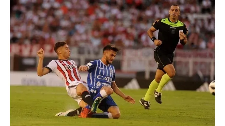 Baliño en el partido fatídico.