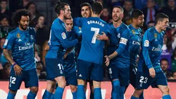 Show de goles y celebración de Real Madrid.