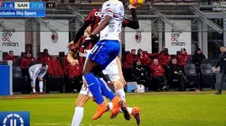 Escándalo en Italia: Recurrieron al VAR y no cobraron este claro penal para la Sampdoria contra el Milan