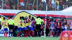 Un festejo obsceno desató furia en Brasil: nueve expulsados en el partido entre Vitoria y Bahía