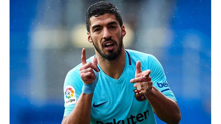 Luis Suárez y un grito de gol