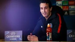 EN CONFERENCIA. Unai Emery ante la prensa como entrenador del Paris Saint-Germain.