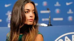 DEL PSG. Joana Sanz en la sala de prensa del Paris Saint-Germain.