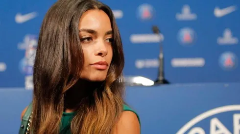 DEL PSG. Joana Sanz en la sala de prensa del Paris Saint-Germain.