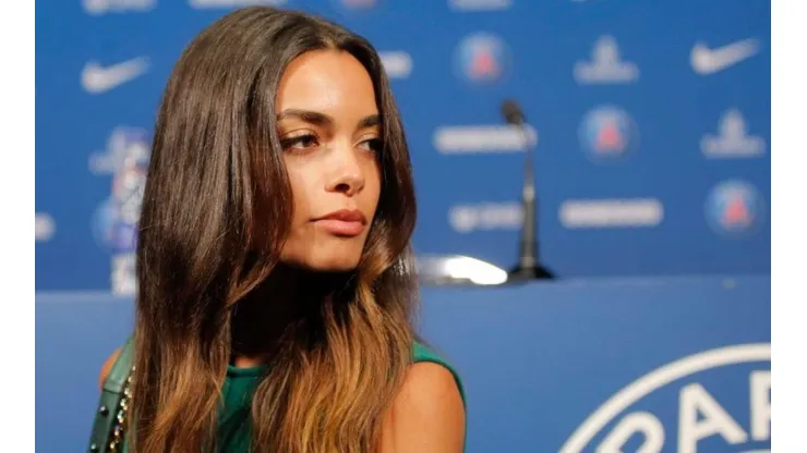 DEL PSG. Joana Sanz en la sala de prensa del Paris Saint-Germain.