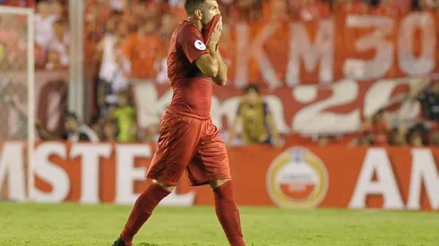 AFUERA. Gigliotti duró solamente 27 minutos en la Recopa Sudamericana.