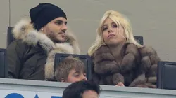 Mauro Icardi junto a Wanda Nara.