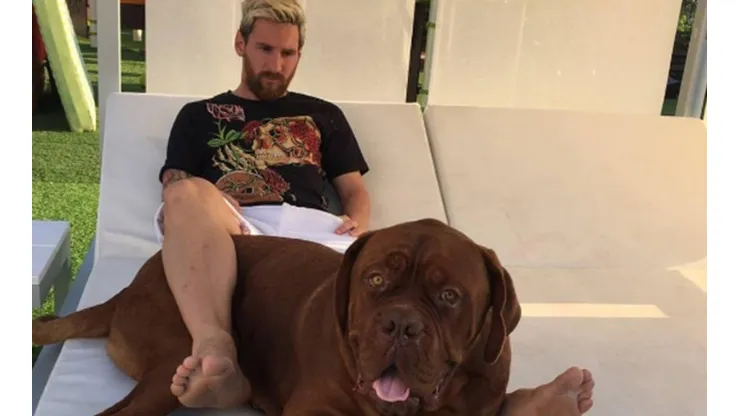 ¡TRANQUILO, HULK! El perro de Messi es una bestia y "no se guarda nada".