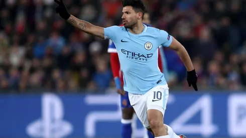 El Kun Agüero la rompió: golazo y asistencia en el 4 a 0 del Manchester City sobre el Basel