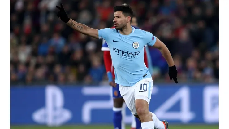 El Kun Agüero la rompió: golazo y asistencia en el 4 a 0 del Manchester City sobre el Basel