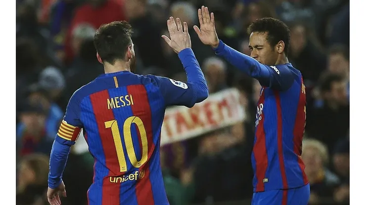 LA EXDUPLA. Messi y Neymar, dos futbolistas que había que temer cuando jugaba Barcelona la temporada pasada.