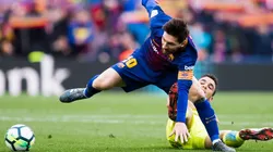 La patada en la cara que sufrió Lionel Messi contra el Getafe