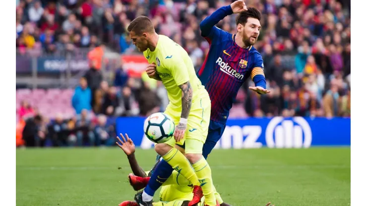 Messi no logró desnivelar ante Getafe.