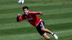 Luciano Lollo jugó en Reserva, pero lo expulsaron.