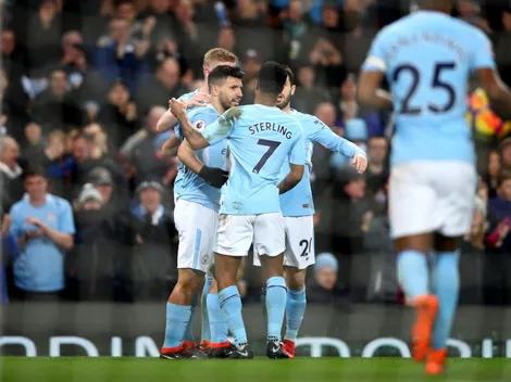 Una bestia del área: Agüero clavó cuatro goles en un tiempo