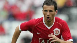 EN LA PREMIER LEAGUE. Liam Miller llegó al punto mas alto de su carrera en el Manchester United.