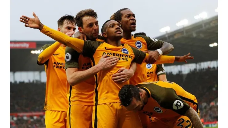EL HÉROE. José Izquierdo celebra su golazo contra Stoke City en la Premier League.