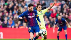 Damián Suárez hizo más que marcar a Messi.