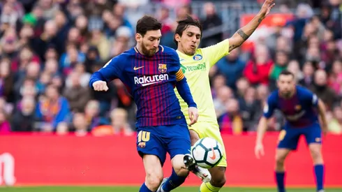 Damián Suárez hizo más que marcar a Messi.