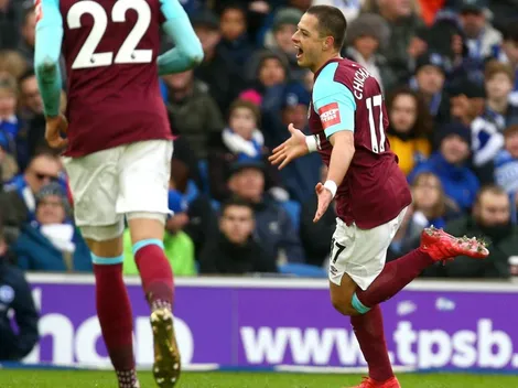 En vivo: Chicharito Hernández abrió la cuenta del West Ham con un golazo