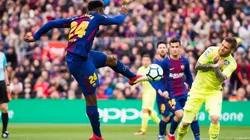 Yerry Mina se jugó la vida: la primera salvada con el Barcelona y golpe a un camarógrafo