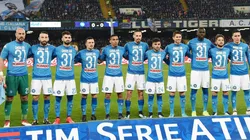 Gran gesto de los jugadores de Napoli.
