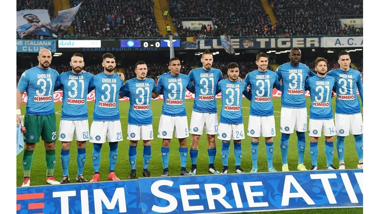 Gran gesto de los jugadores de Napoli.