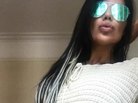 Suzy Cortez celebró el gol de Coutinho y el pase de Barcelona a la final de la Copa del Rey