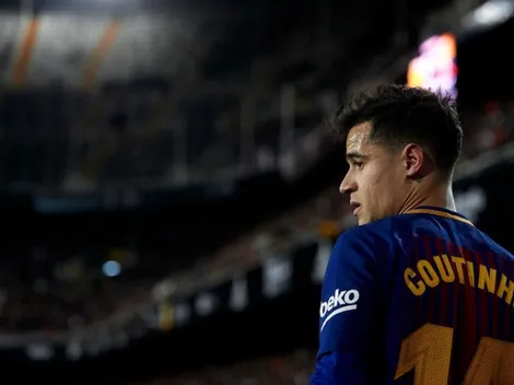 Coutinho, loco de alegría por su partido ante Valencia