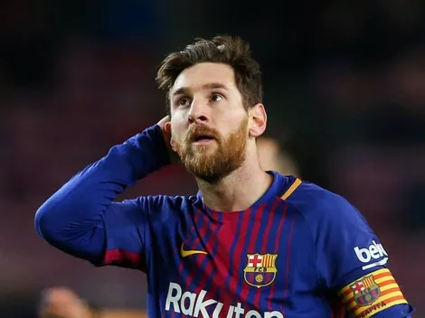 Magia en Mestalla: el caño de Messi a Gayà es monumental