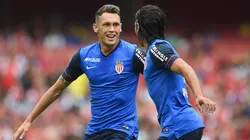 Lucas Ocampos con la piel de Mónaco