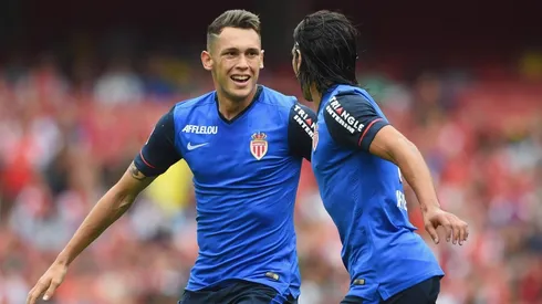 Lucas Ocampos con la piel de Mónaco