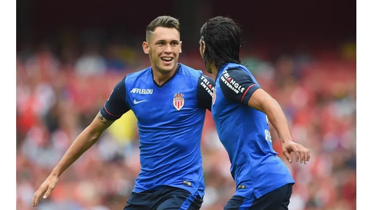 Lucas Ocampos con la piel de Mónaco