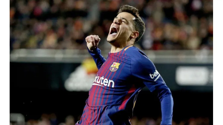 LLEGÓ EL PRIMERO. Coutinho anotó su primer gol como jugador del Barcelona.