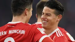 James Rodríguez, feliz en Bayern Munich.