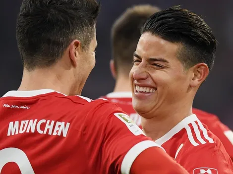 Golón infernal de tiro libre de James fue elegido como el mejor de enero en la Bundesliga