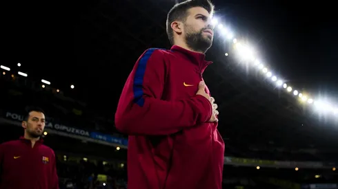 Gerard Piqué volvió a entrenarse con normalidad.